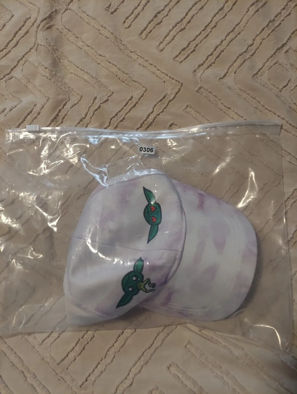 Star Wars The Mandalorian Grogu Baby Yoda Tie Dye Curved Brim Cap